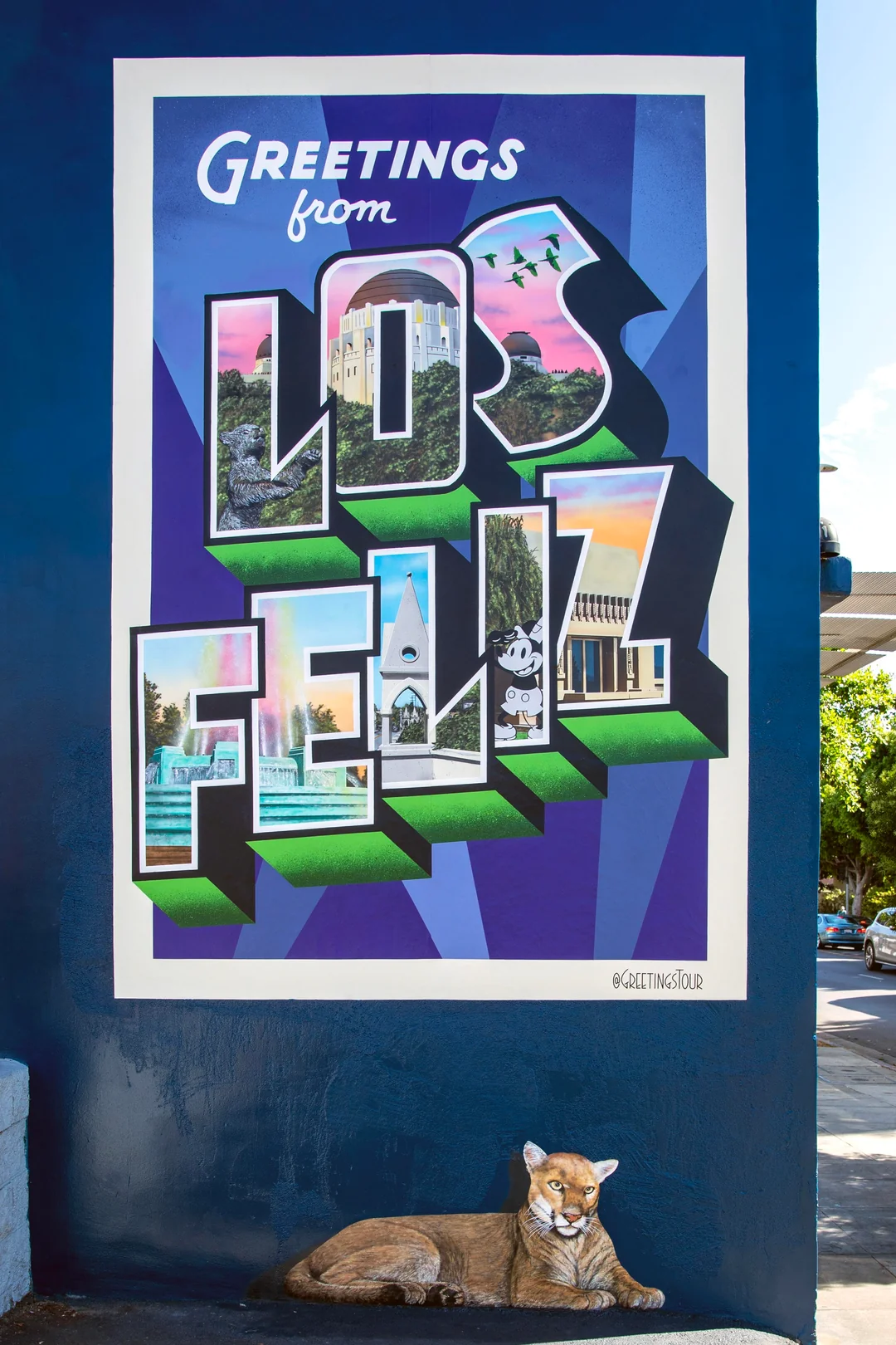 The finished mural.